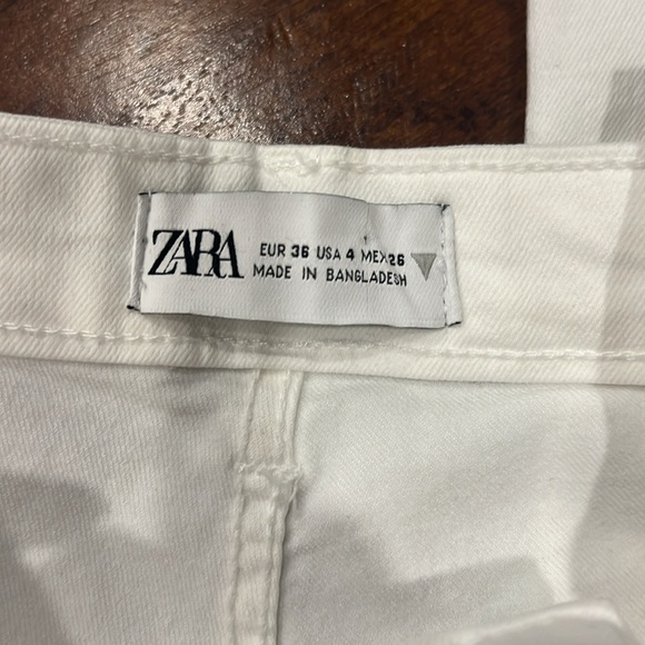 Zara white hi-rise/shaper ankle length - Picture 4 of 6